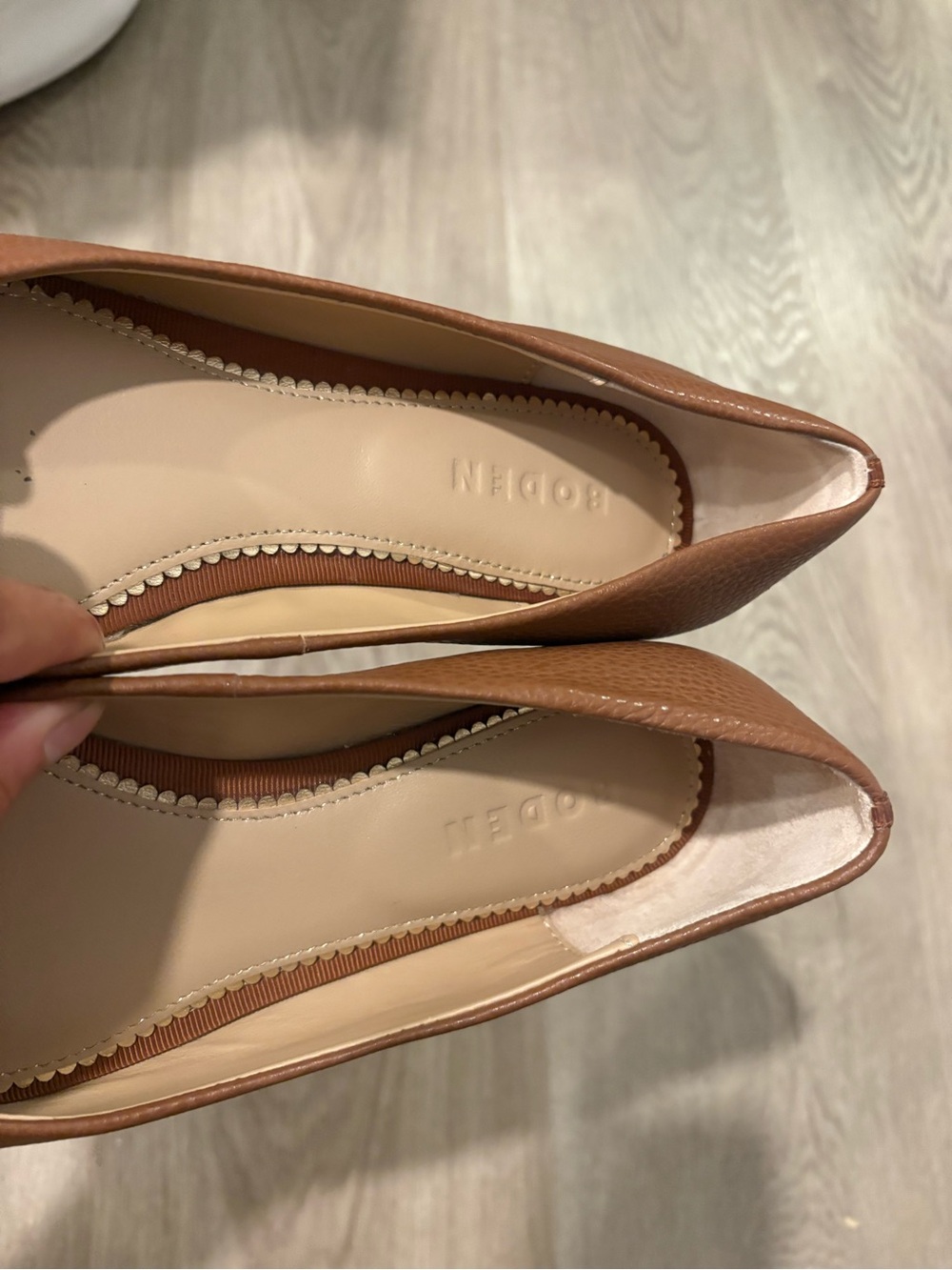 Boden Brown Iris Snaffle Ballet Flatstan - Picture 7 of 8